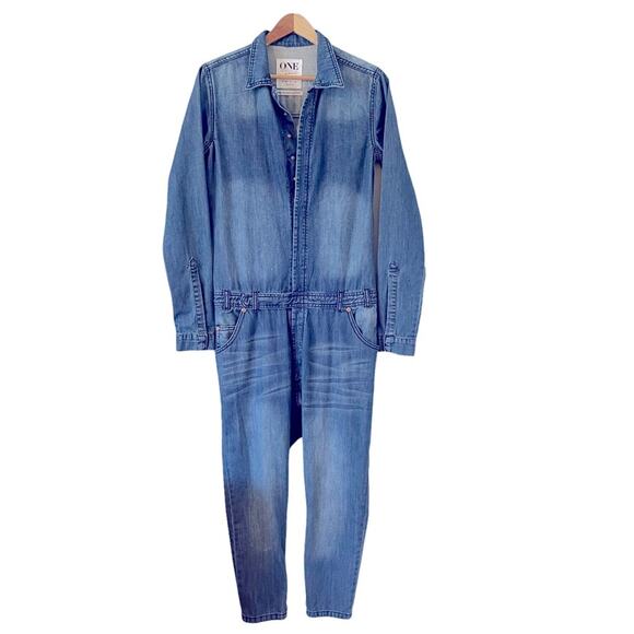 One Teaspoon x Urban Outfitters Denim Utility Jumpsuit XS - Picture 3 of 10